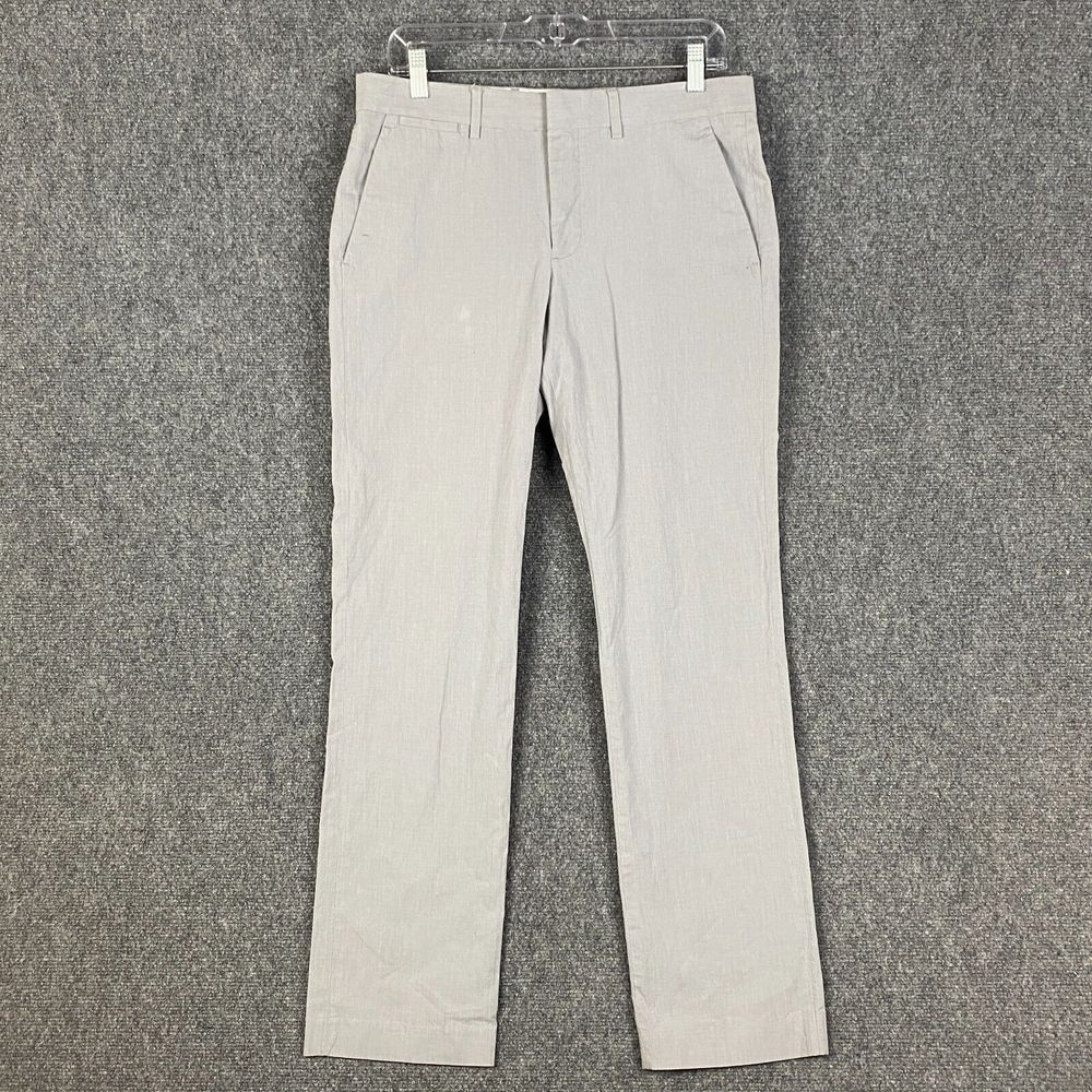 Express Photographer Pants Men's 30/32 Gray 100% Cotton‎ Adults Hook & Eye